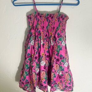 Janie and Jack Pink Floral Girls Dress